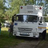 Социальный автопоезд «Забота и здоровье» принял 101 пациента в селе Аладьино Чучковского района