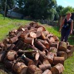 Маме участника СВО помогли с приобретением твердого коммунального топлива