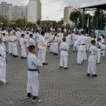 В Ленинском районе города Челябинска состоялась открытая тренировка по киокусинкай, организованная Федерацией киокусинкай карате Челябинской области