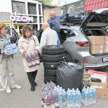 Очередная партия гуманитарного груза отправилась из Власихи в Курскую область