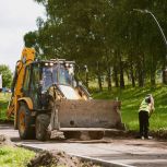 Сквер на Гзени приводится в порядок