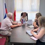 Депутат Госдумы Екатерина Стенякина провела личный прием граждан в Родионово-Несветайском районе