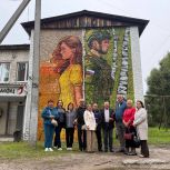 В Судогде открыли граффити, посвященное героям СВО