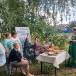 В Ряжском округе прошли посиделки для представителей «серебряного» возраста «Три Спаса – Яблочный, Медовый и Ореховый»