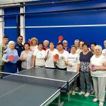 Сторонники партии «Единая Россия» организовали мастер-класс по настольному теннису