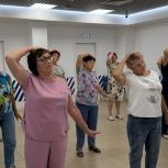 В штабе общественной поддержки «Единой России» в Благовещенске прошла оздоровительная тренировка для пенсионеров
