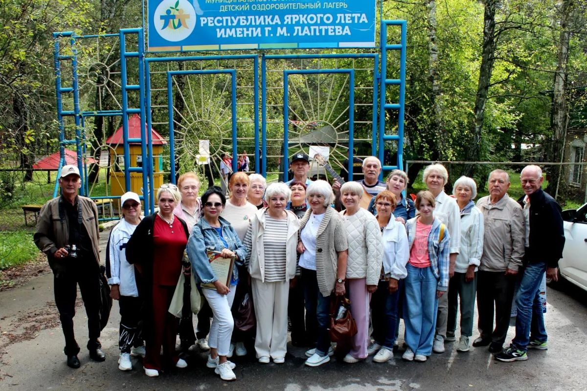 Ветераны Саткинского округа посетили лагерь имени Г.М. Лаптева