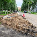 В Северодвинске продолжается благоустройство общественных территорий