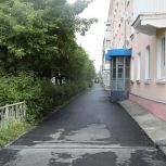 В Снежинске продолжается благоустройство тротуаров