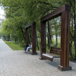 В городе Белебей проверили благоустройство Литературного сквера