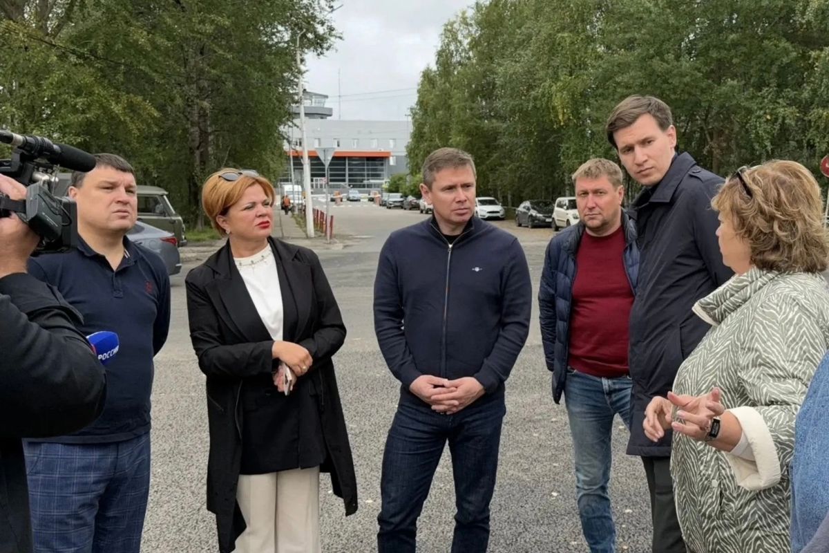 В посёлке Талажского авиагородка в Архангельске продолжается благоустройство