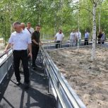 Эксперты партийного десанта: Набережная реки Аган в Радужном стала ещё доступнее