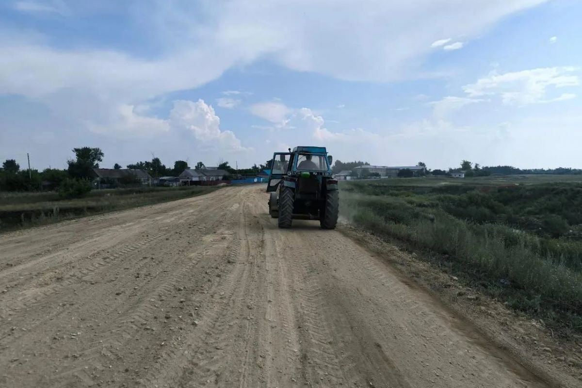 В поселке Сухореченский Карталинского округа идёт большой дорожный ремонт