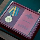 В Южноуральске Виталию Зяблину вручена медаль «За укрепление боевого сотрудничества»