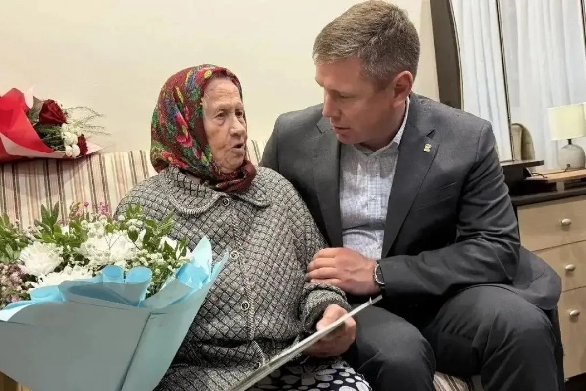 Жительница Североонежска Александра Карплюк отметила 100-летний юбилей