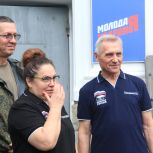 Кубанцы передали воинскому подразделению автомобиль