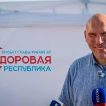 Легенда спорта на марийской земле: Николай Валуев проверил давление и одобрил «Здоровую республику»