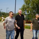 В Енакиево завершается третий этап благоустройства парка имени Георгия Берегового