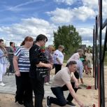 В посёлке Юрманга Вологодской области при участии депутатов «Единой России» открылась Аллея Памяти