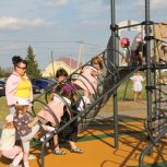 В Муслюмово открыли обновленную часть Пушкинского парка