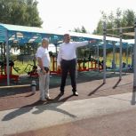 В Больших Катрасях открылись новые силовые тренажеры при поддержке «Единой России» и нацпроекта «Спорт – норма жизни»