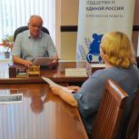 Депутат «Единой России» рассмотрел обращения жителей Подгоренского района