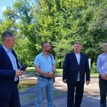 В Луганске прошел мониторинг состояния парка имени Горького