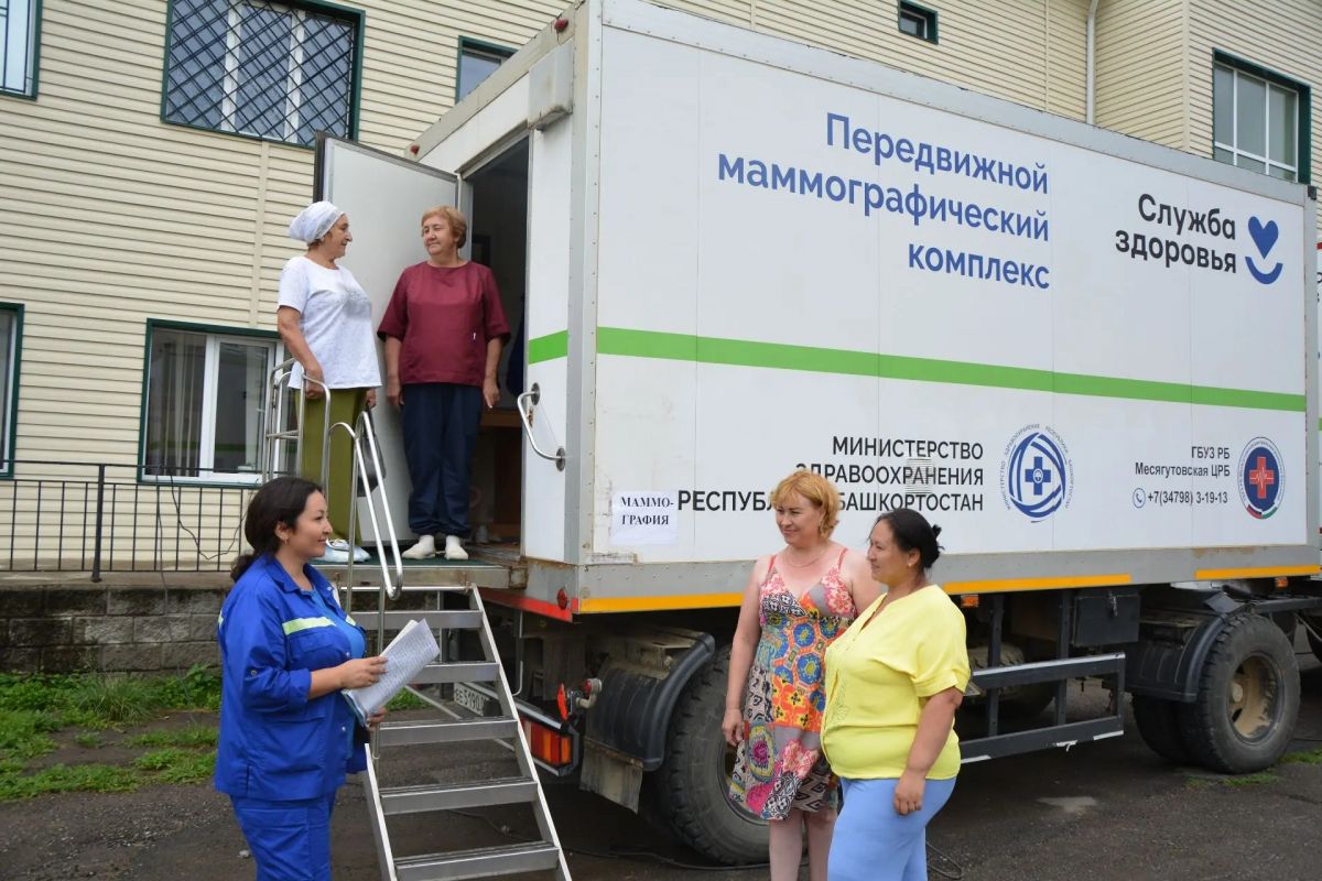 В Кигинском районе завершил работу «Поезд здоровья»