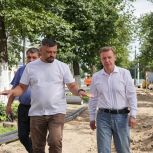Аллея на улице Мира в Вологде обновляется к 880-летию города