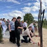 В Бабушкинском округе открылась Аллея памяти «Время помнить»