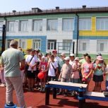 По Народной программе «Единой России»-2021 в Курской области открыли спортплощадку для занятий ГТО