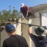 Волонтеры лагеря «Дагестанский Рубеж» построили более 10 объектов для пострадавших от наводнения жителей Хасавюртовскго района