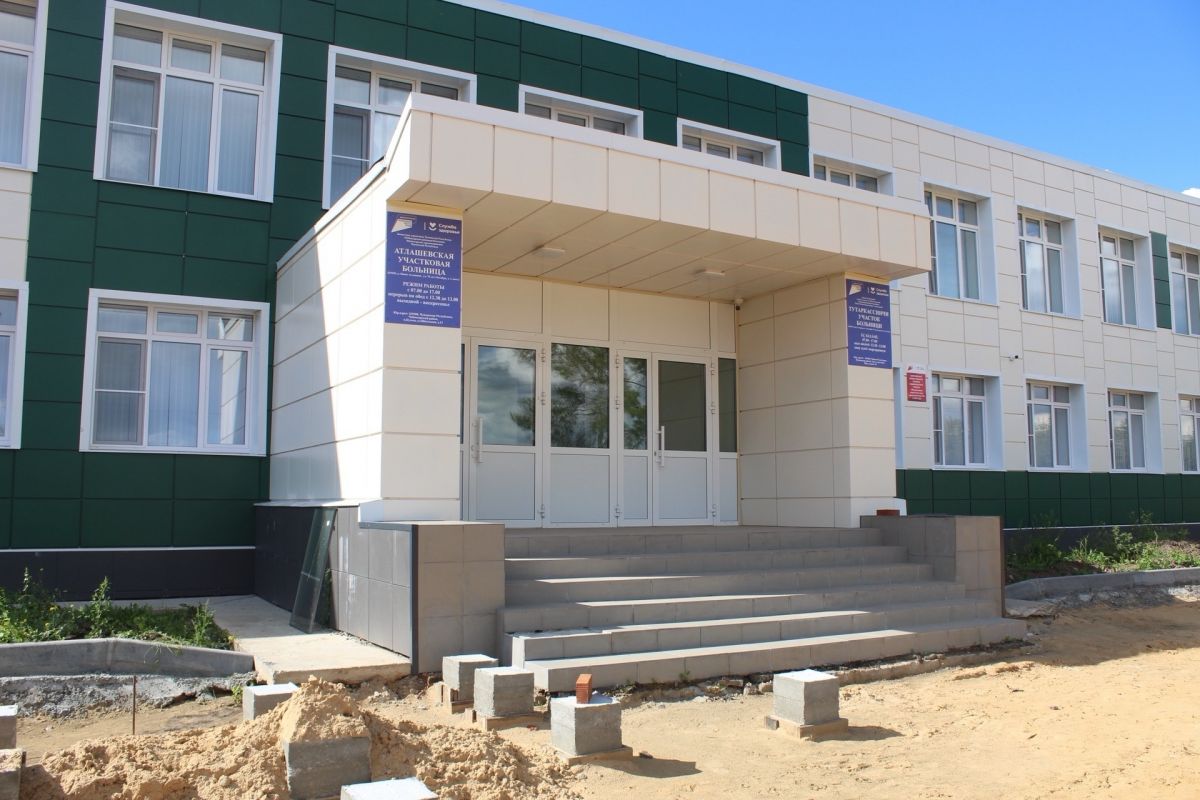 Капитальный ремонт Атлашевской участковой больницы выходит на финишную прямую