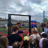 В Увельском открыли современный спортивно-игровой комплекс
