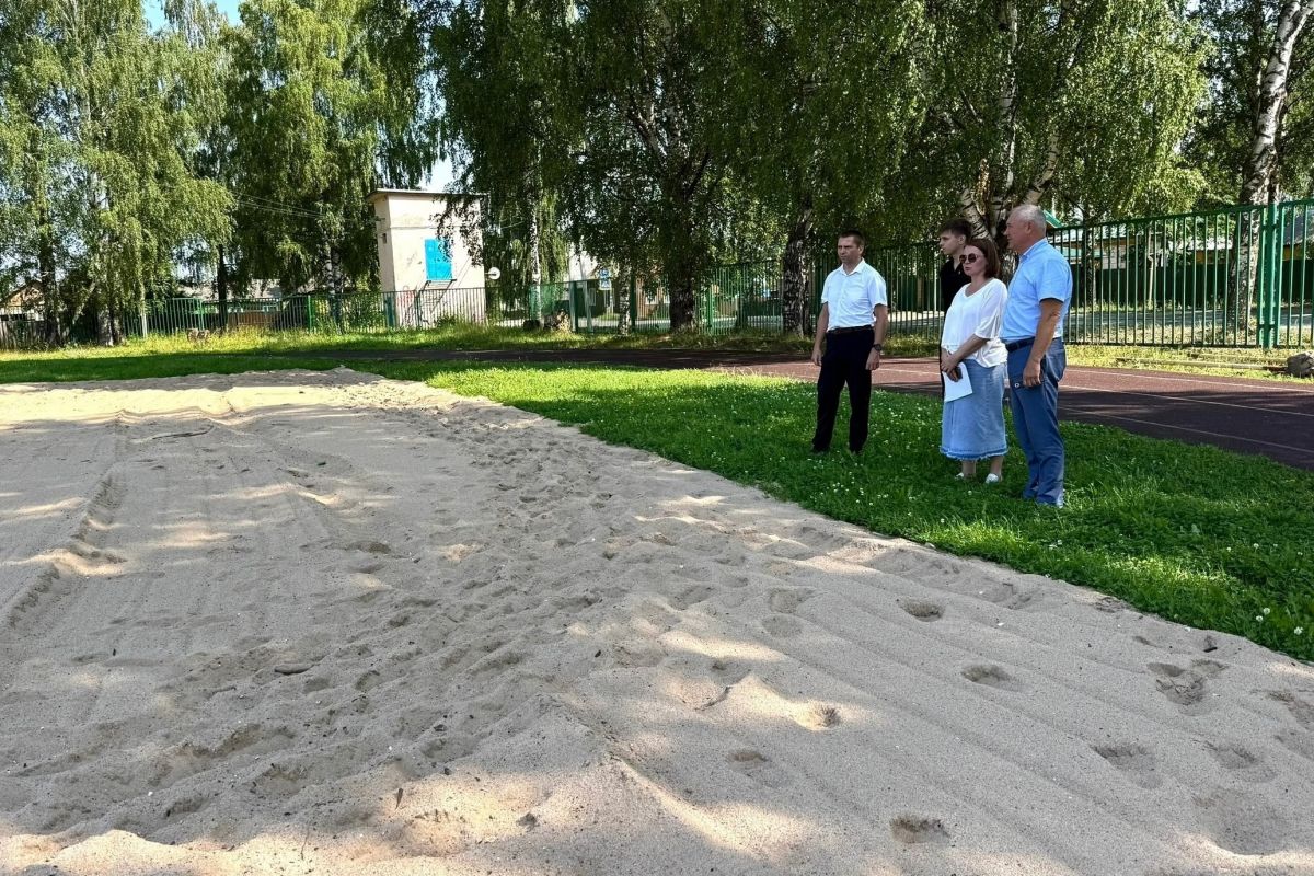 В Вельском округе продолжается благоустройство