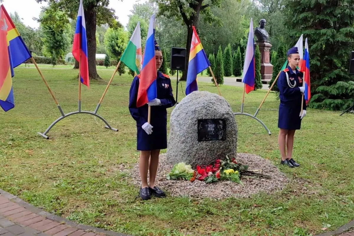 По проекту «Историческая память» в Нестерове открыли памятный знак защитникам Отечества