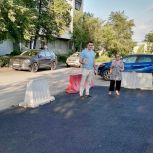 В Советском районе благоустроили парковку по просьбам граждан