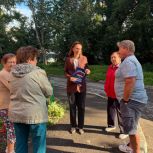 Дарья Герасимова пообщалась с жителями округа