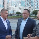 Иван Черезов ознакомился с ходом строительных и ремонтных работ на стадионах ижевских школ