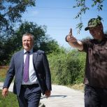 Игорь Кобзев проинспектировал благоустройство «Сквера будущего» в Иркутске