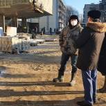 Владимир Вшивцев посетил стройплощадку новой школы в Тучково