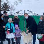В Давлекановском районе девочка получила козу в рамках «Елки желаний»