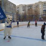 В Ленинском районе состоялось торжественное открытие нового хоккейного корта