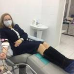 В Химках активисты местного отделения партии сдали донорскую кровь