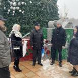 Лидия Антонова поздравила с наступающим Новым годом совет ветеранов Люберец