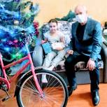 Мечта о новом велосипеде исполнилась у девочки Ани из Челябинска