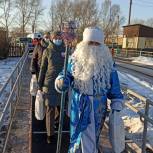 Дед Мороз посетил Новоселовскую районную больницу