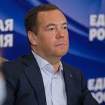 Автоволонтерство, помощь медикам и их семьям, доставка лекарств — Дмитрий Медведев назвал приоритеты волонтерской работы «Единой России»