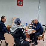 Юрий Старкин провел прием граждан Лунинского района