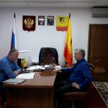 Сергей Мельников с рабочим визитом посетил Шемышейский район